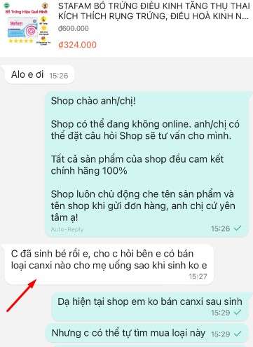 Review thuốc bổ trứng Stafam