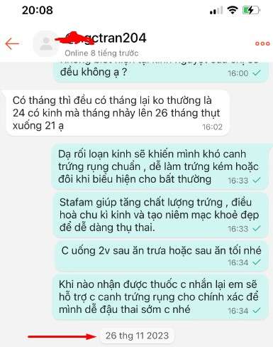 Review thuốc bổ trứng Stafam